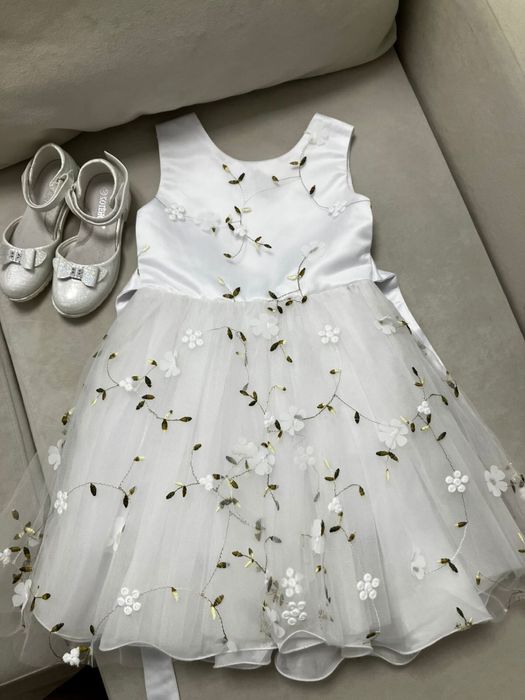 Платье + туфли для девочки 5-6 лет