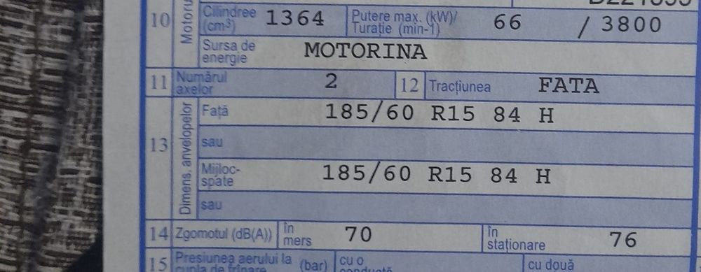 Vand 4 jante aliaj r15.Au fost pe toyota yaris 2008