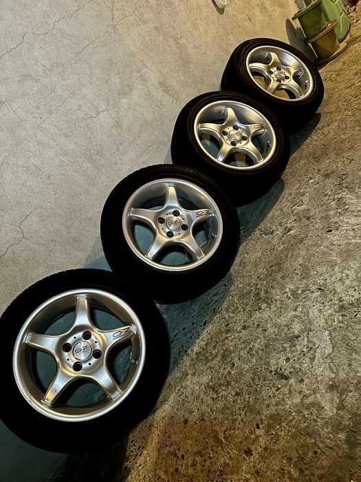 Лети Джанти 15”, 4х100, с летни гуми Hankook Optimo 195/55