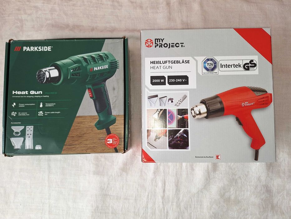 Pistol cu aer cald / Suflanta cu aer cald, 2 model Parkside, MyProject