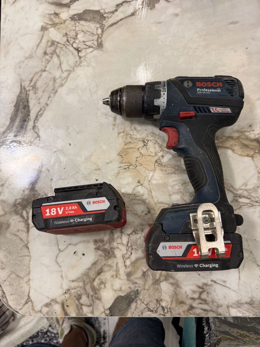Bosch Professional GSR 18 V-EC – 2 батерии 2.0Ah