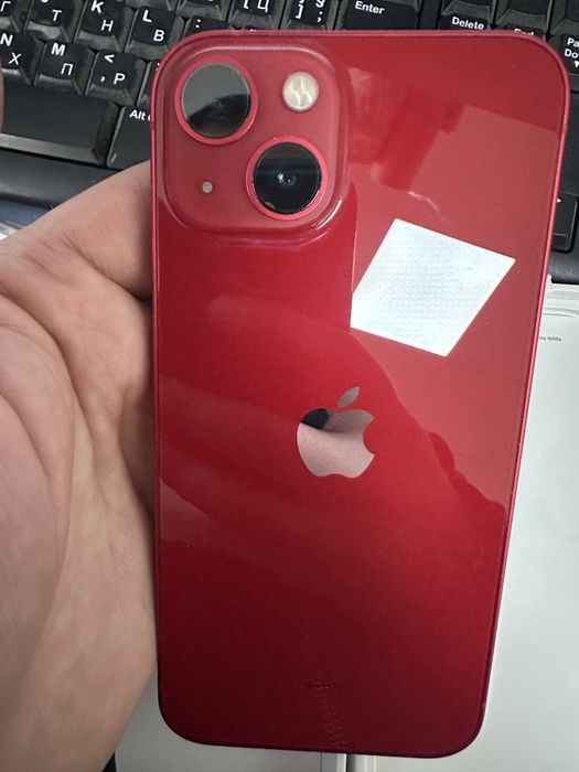 Iphone 13 red 100% батерия 128gb