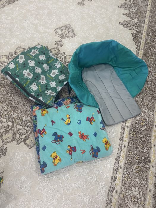 Санки на колесах с чехлом