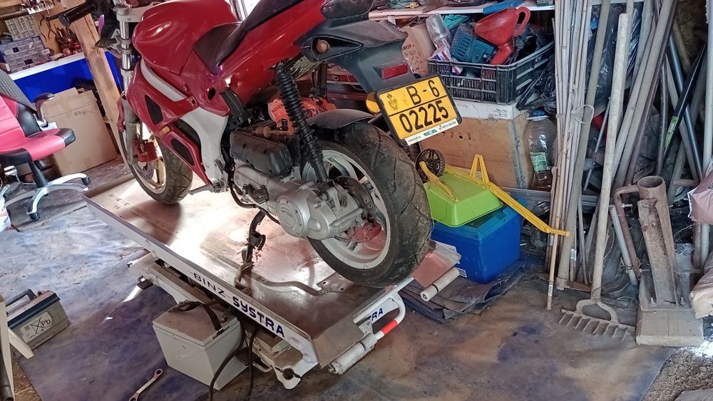 Rampa reparatii motorete