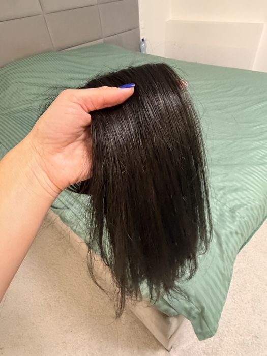 Естествена коса на щипки 60 см