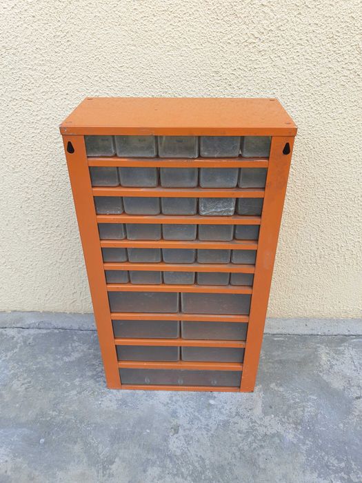 Dulap organizator metalic pentru piese mici, diverse