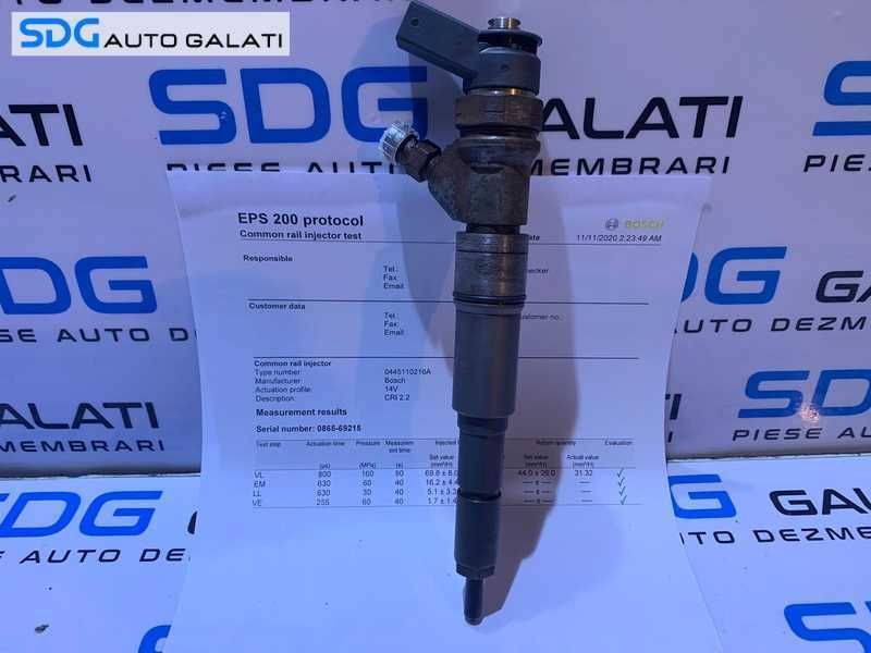 Injector Injectoare Probate Testate cu Fisa BMW Seria 3 E46 320 2.0 D 150CP 2001 - 2006 Cod 0445110216 7793836 [M7919]