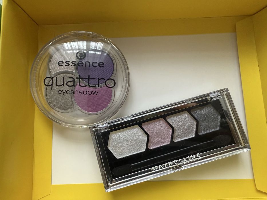 Тени essence, maybelline