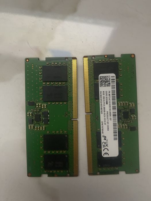 2x8gb 4800 ddr5 laptop (16gb)