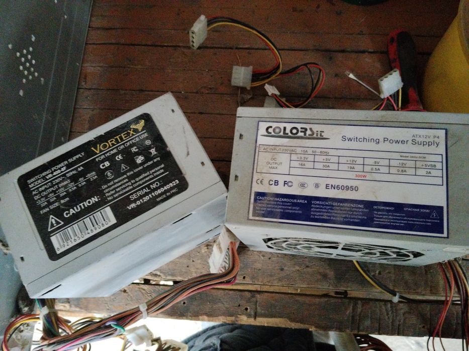 Корпус ПК + 2 блока питания Colorsit Vortex , Б/у