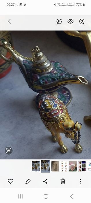 Лот от месингови фигури