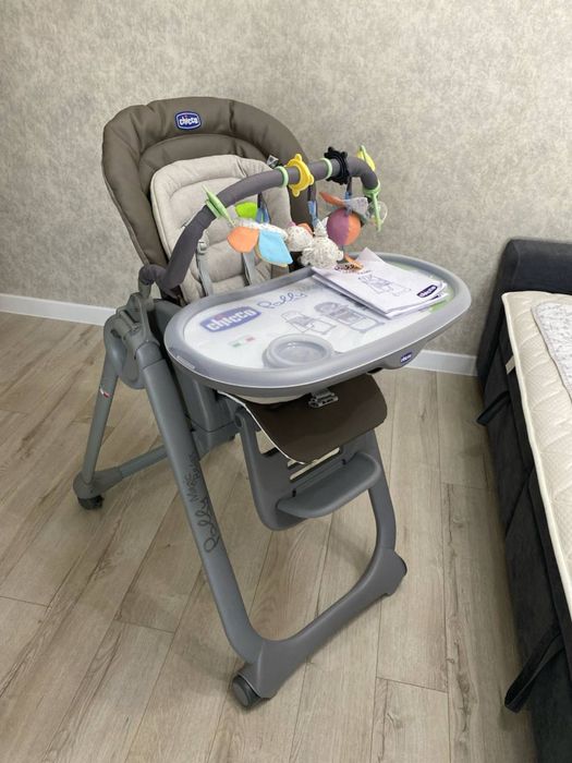 Cтульчик для кормления chicco polly magic