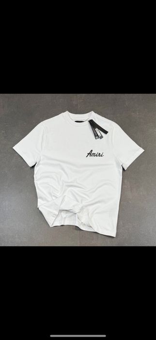 Tricou Amiri Alb si Negru calitatea Premium