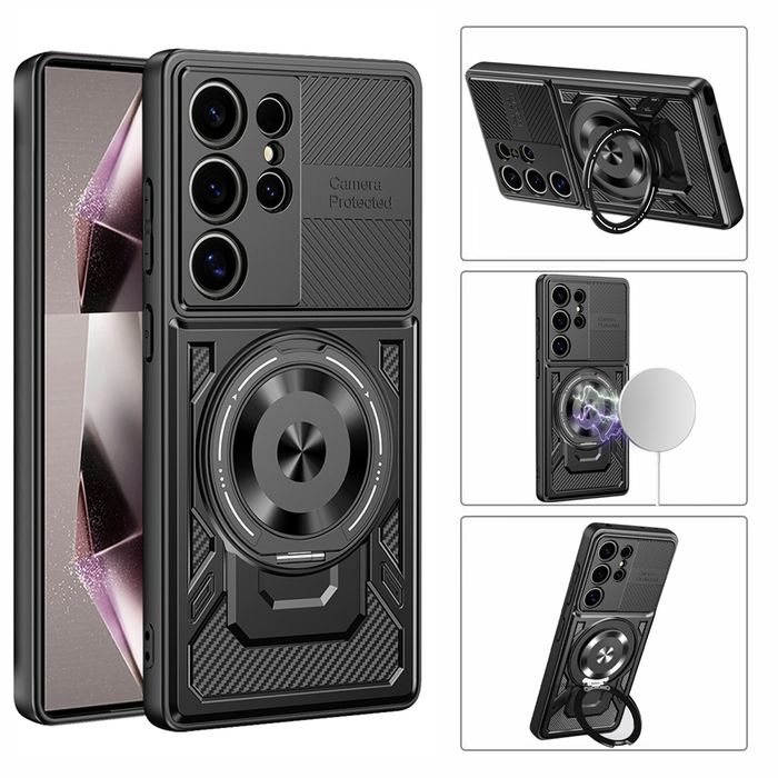 Samsung Galaxy A57 A17 / RUGGED MAGSAFE Удароустойчив кейс с пръстен