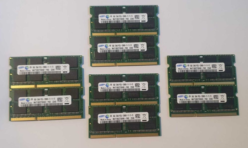 Memorii 16GB DDR3L, kit 2 x 8GB DDR3L 1600 sodimm, pentru Laptop