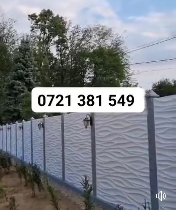 Garduri prefabricate din beton