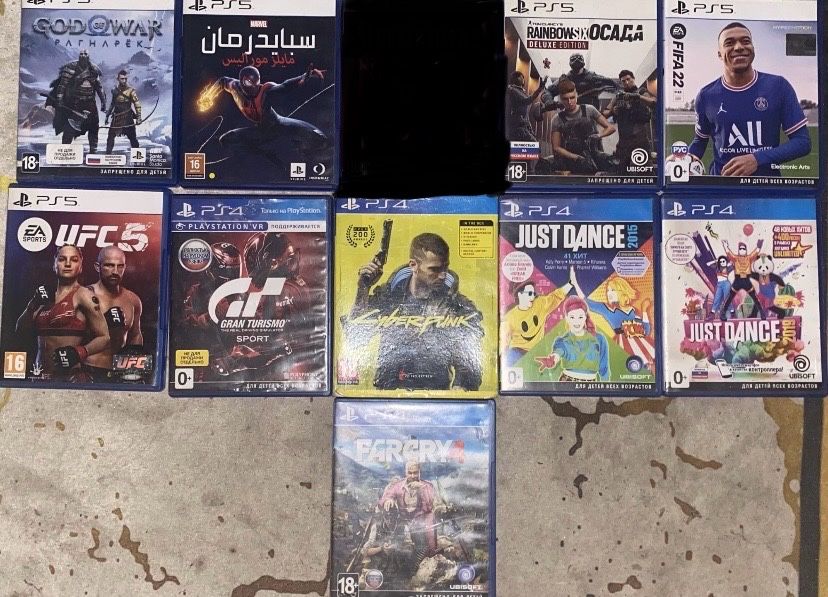 Продаеться или меняю диски на PS4/PS5