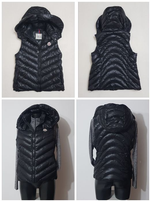 Vesta cu puf Moncler groasă nouă, mărimea S/M (lady)