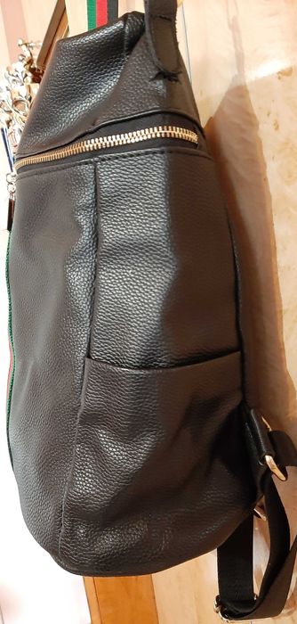 geanta de piele tip rucsac