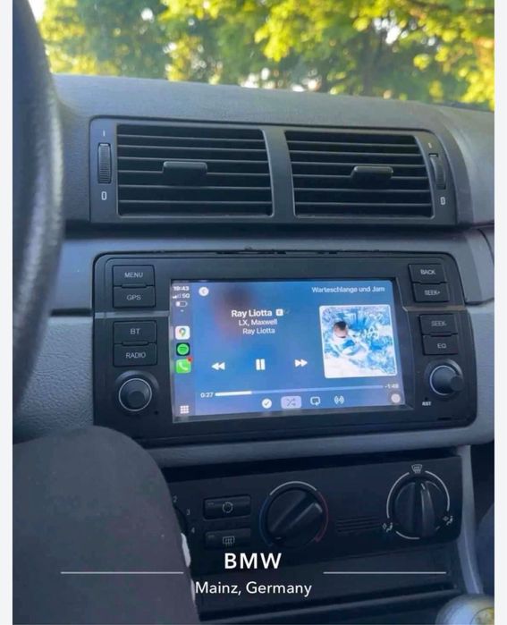 Navigație BMW E46 4GB RAM / 64GB ROM - Carplay si Android Auto
