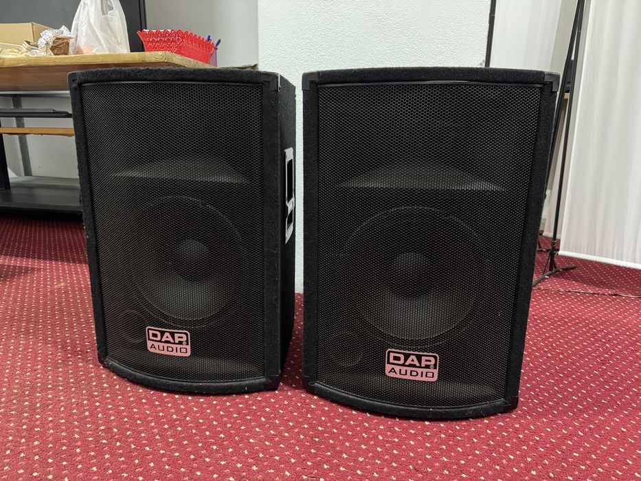 Vand boxe DAP MC 12 si amplificator Hollywood Impact 480