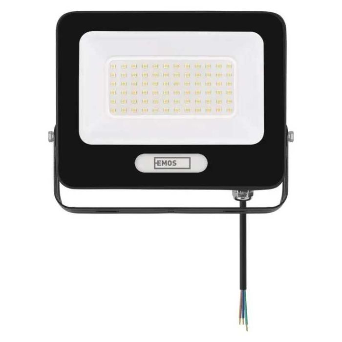 LED прожектор GLARO 50W, черен, IP65, 5000 lm, неутрално бял