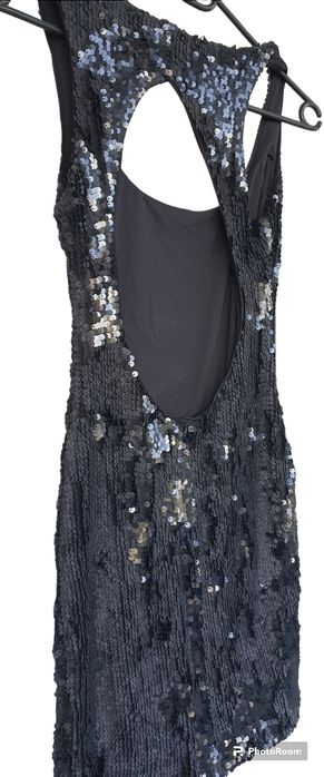 Rochie paiete cu doua fete - revelion xxs