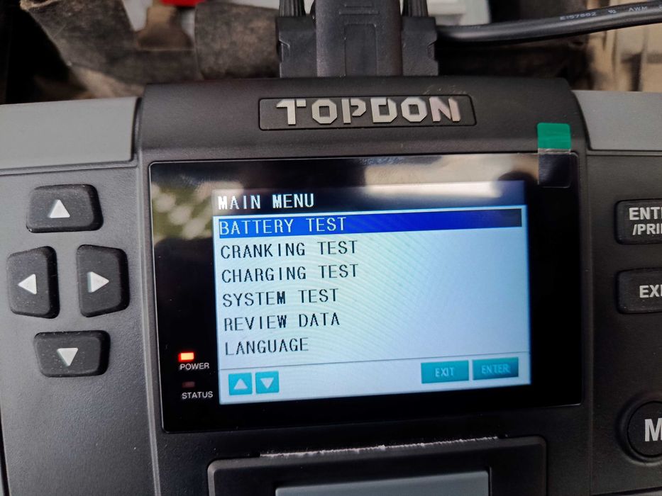 Тестер за акумулатори BT600, 12V 24V с вграден термопринтер