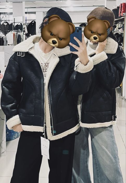 Дубленка для зимы, размер М