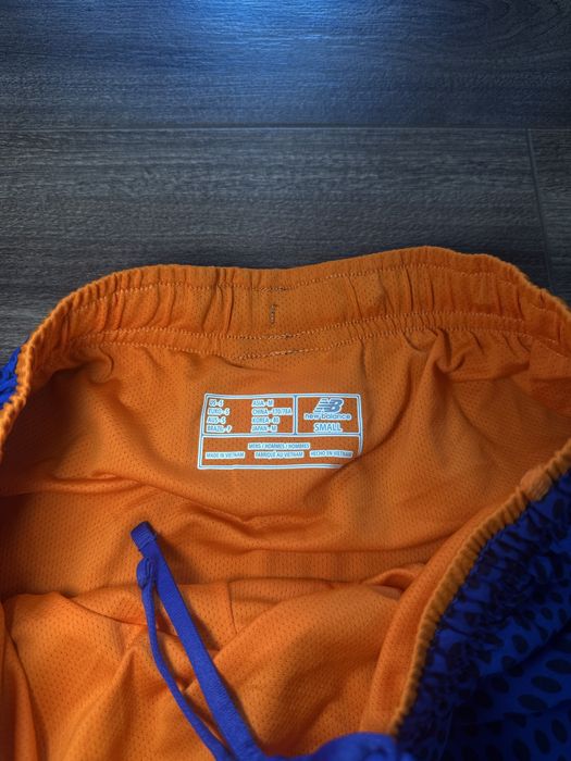 шорти New Balance Men's Blue and Orange Athletic Shorts