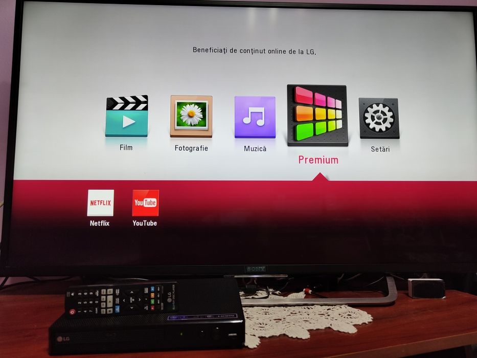 Blu-ray player LG BP350 cu Wi-Fi -HDMI , Netflix, Youtube