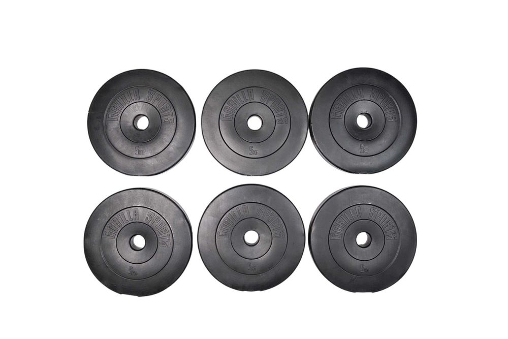 Discuri din plastic umplute cu ciment, 30/31mm SET 30 KG (6x5 KG)