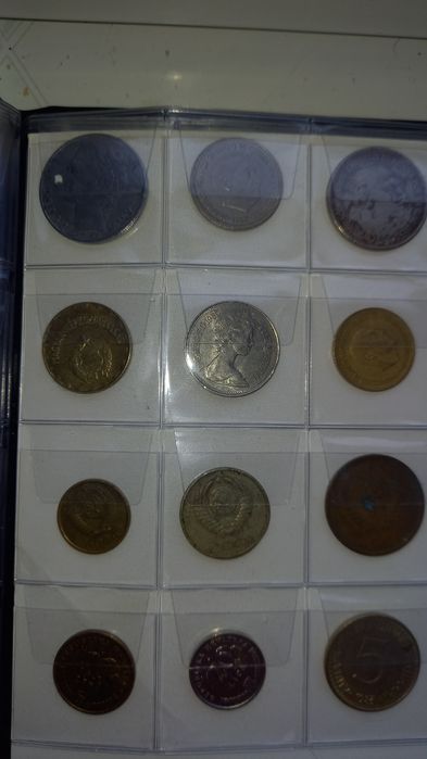 Clasor monede  fără dubluri