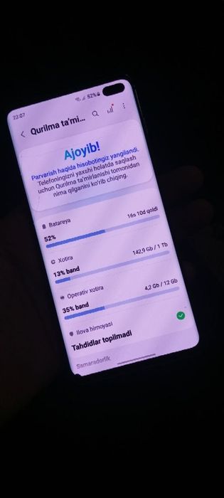 Samsung s 10 plus 1tb