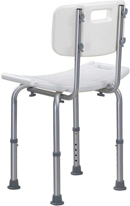 Алуминиев стол за баня Bakaji Стол за възрастни и трудноподвижни до 225кг