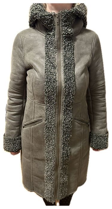 Palton verde de dama, Khujo Aloka, marime S