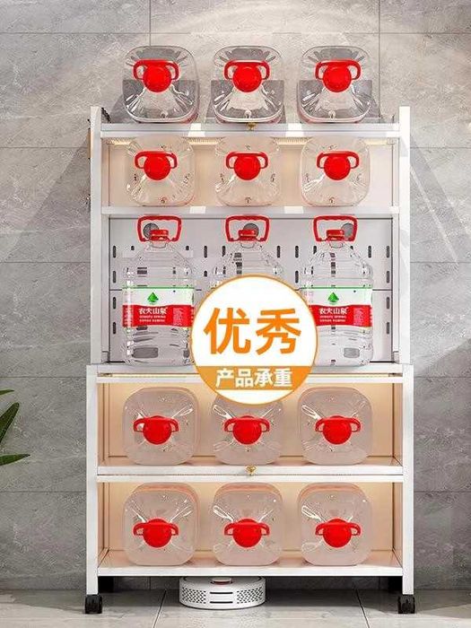 кухонный стеллаж, металлические полки, шкаф для хранения посуды