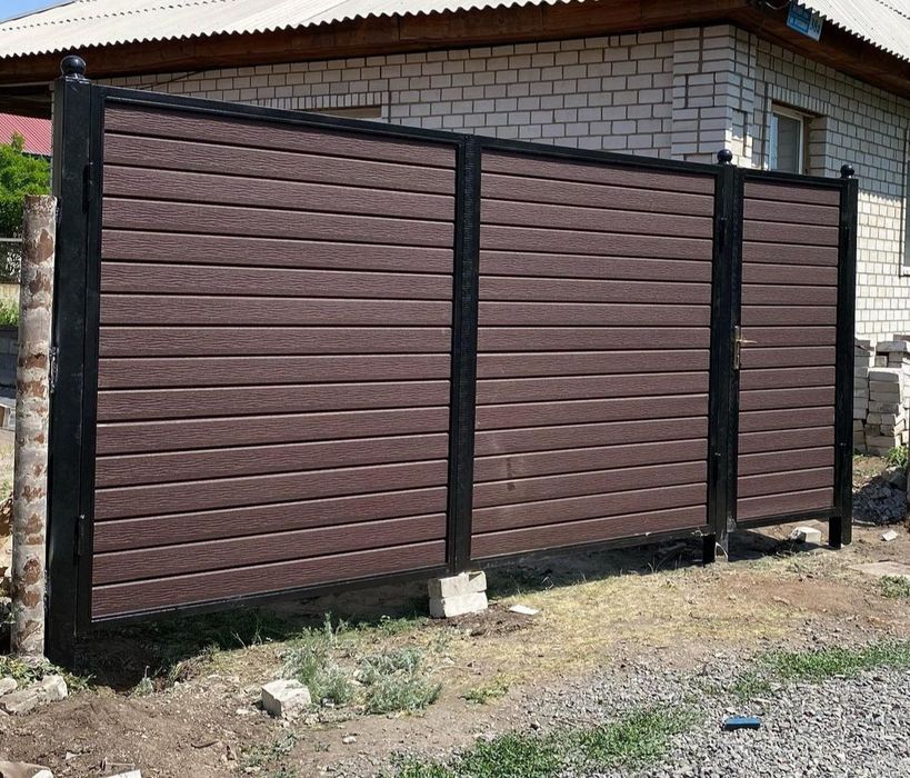 Металичиские ворота заборы