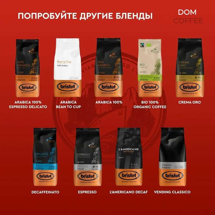Кофе ARABICA 100% сделано в Италии