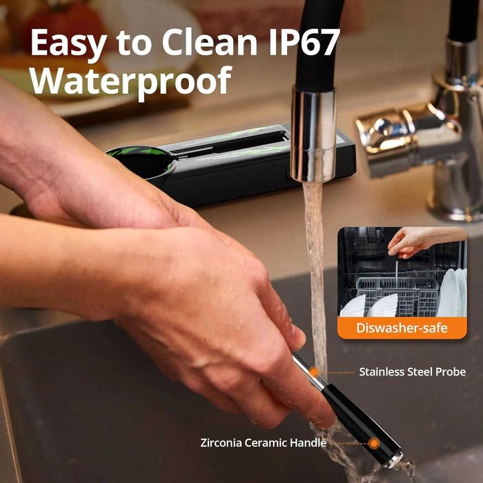 CharMeter FNT21 безжичен термометър за месо Bluetooth 100м дигитален