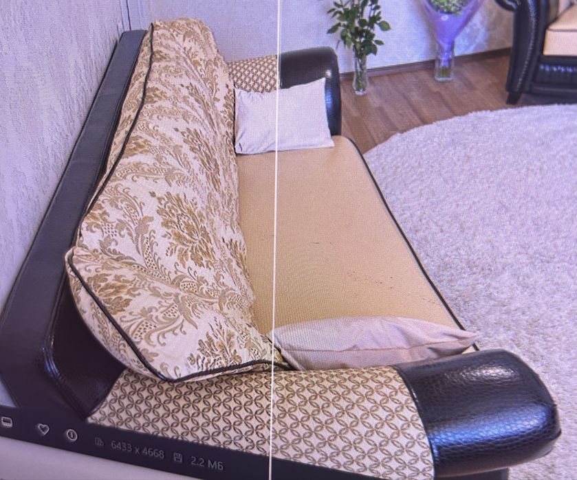 Продам диван и два кресло