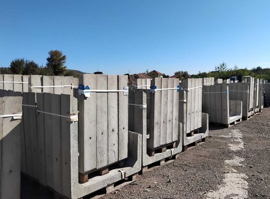 Suport panou solar din beton cu unghi de 30 de grade