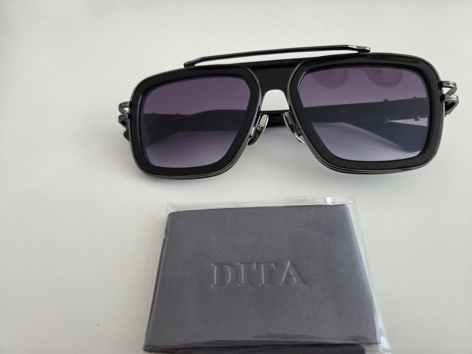 Ochelari Dita LXN-EVO Black cu toc de piele inclus