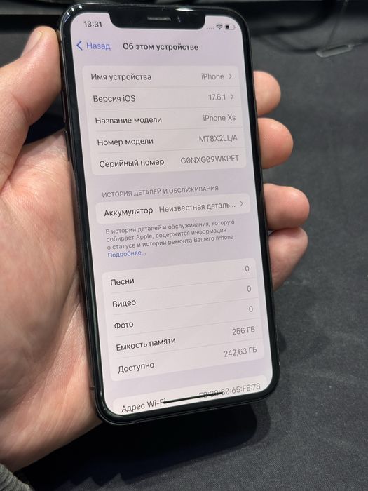 Iphone Xs 256gb 100%