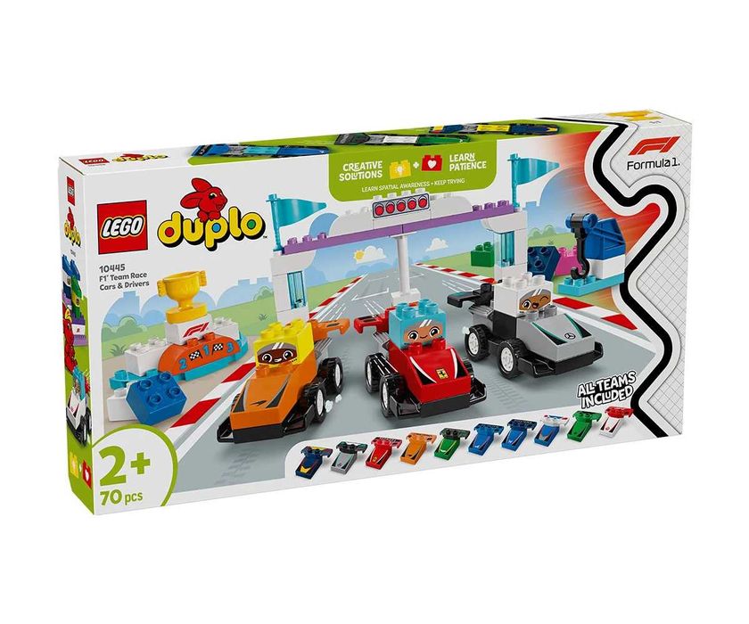 LEGO DUPLO 10445 - F1 Team Race Cars & Drivers