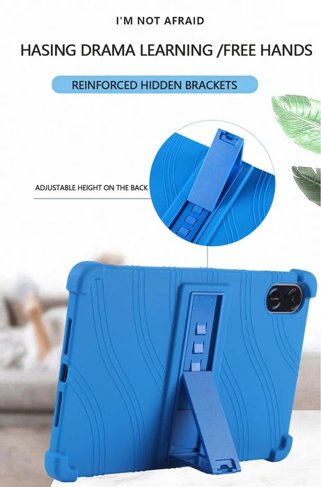 Honor Pad X8a 11" 2024 / Удароустойчив силиконов кейс гръб със стойка