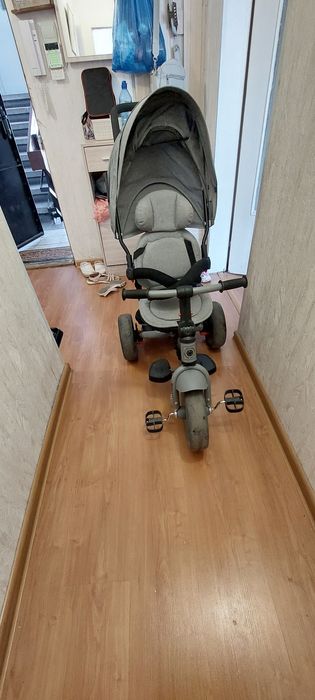 Триколка LORELLI NEO с Въздушни Гуми, Grey, Luxe