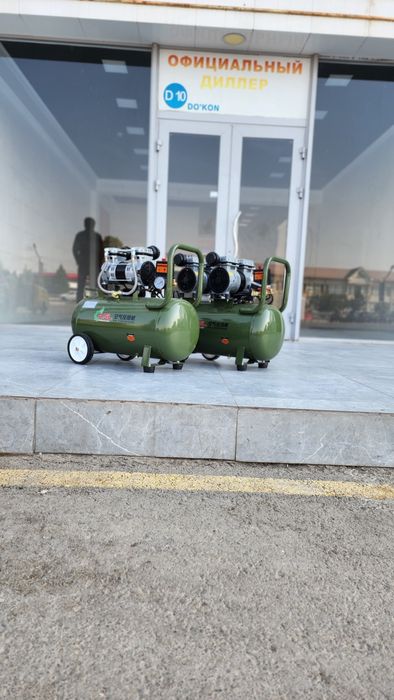 Kompressor. Hovo  2 silindirli 50L bez shum