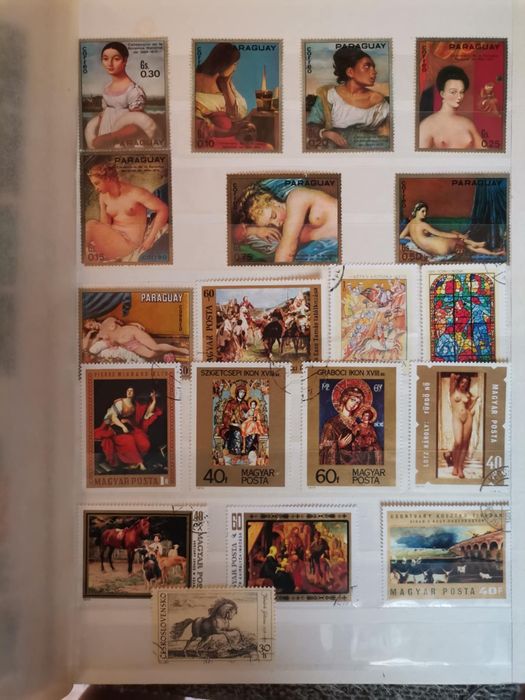 Класьори с пощенски марки