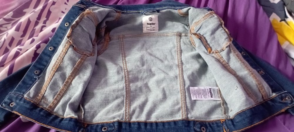 Дънков лот от две якета ново и като ново общо 30 лв,104-110,4-5 г.